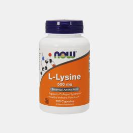 L LYSINE 500mg 100 CAPSULAS VEGETAIS 